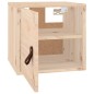 vidaXL Armario de pared de madera maciza de pino 31,5x30x30 cm vidaXL Armario de pared de madera maciza de pino 31,5x30x30 cm