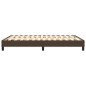 vidaXL Estructura de cama box spring cuero sintético marrón 140x190 cm vidaXL Estructura de cama box spring cuero sintético marrón 140x190 cm