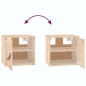 vidaXL Armario de pared de madera maciza de pino 31,5x30x30 cm vidaXL Armario de pared de madera maciza de pino 31,5x30x30 cm