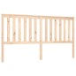 vidaXL Cabecero de cama madera maciza de pino 186x6x101 cm