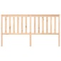 vidaXL Cabecero de cama madera maciza de pino 186x6x101 cm