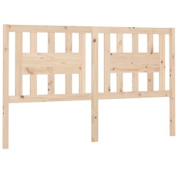 vidaXL Cabecero madera maciza de pino 141x4x100 cm