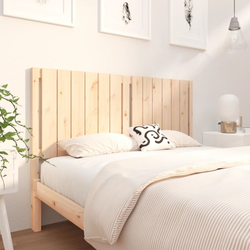 vidaXL Cabecero de cama madera maciza de pino 145,5x4x100 cm vidaXL Cabecero de cama madera maciza de pino 145,5x4x100 cm