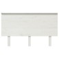 vidaXL Cabecero de cama madera maciza de pino blanco 184x6x82,5 cm vidaXL Cabecero de cama madera maciza de pino blanco 184x6x82,5 cm