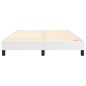 vidaXL Estructura de cama box spring cuero sintético blanco 140x190 cm vidaXL Estructura de cama box spring cuero sintético blanco 140x190 cm