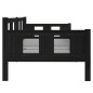 vidaXL Sofá cama madera maciza de pino negro 80x200 cm vidaXL Sofá cama madera maciza de pino negro 80x200 cm