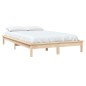vidaXL Estructura de cama de madera maciza de pino 160x200 cm vidaXL Estructura de cama de madera maciza de pino 160x200 cm