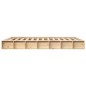vidaXL Estructura de cama de madera maciza 120x200 cm