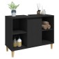 vidaXL Armario para lavabo madera contrachapada negro 80x33x60 cm vidaXL Armario para lavabo madera contrachapada negro 80x33x60 cm