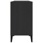 vidaXL Armario para lavabo madera contrachapada negro 80x33x60 cm vidaXL Armario para lavabo madera contrachapada negro 80x33x60 cm