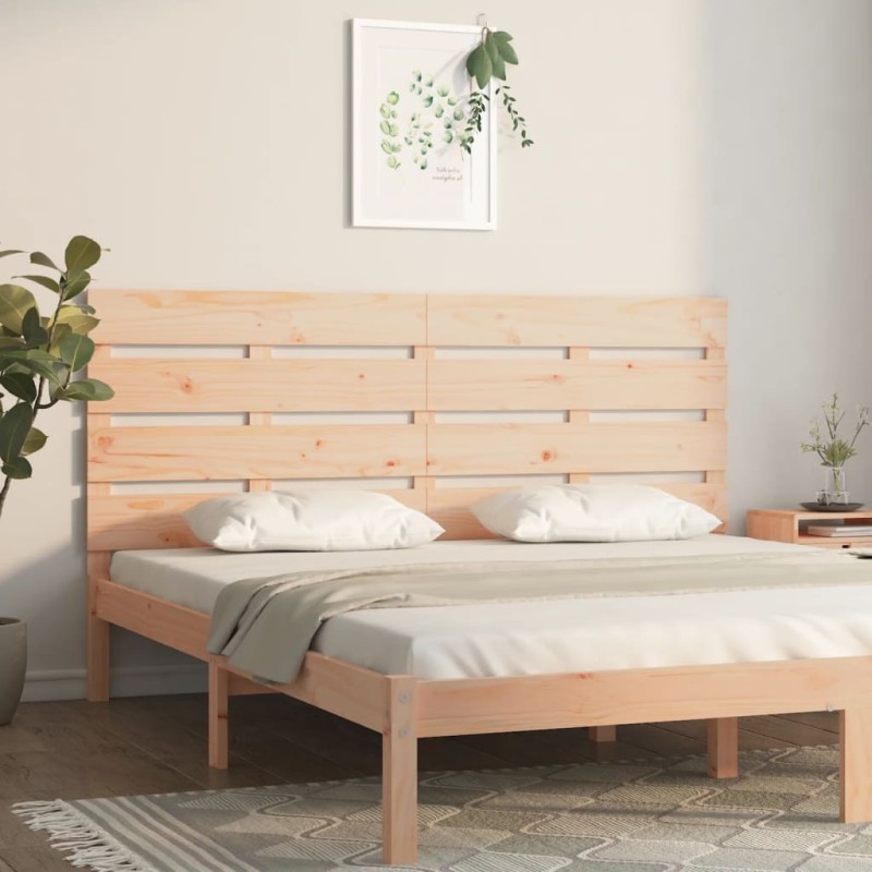 vidaXL Cabecero madera maciza de pino 120x3x80 cm vidaXL Cabecero madera maciza de pino 120x3x80 cm