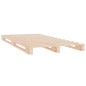 vidaXL Cama de palets de madera maciza de pino 90x200 c vidaXL Cama de palets de madera maciza de pino 90x200 c