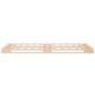 vidaXL Cama de palets de madera maciza de pino 90x200 c vidaXL Cama de palets de madera maciza de pino 90x200 c