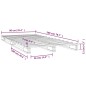 vidaXL Cama de palets de madera maciza de pino 90x200 c vidaXL Cama de palets de madera maciza de pino 90x200 c
