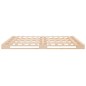 vidaXL Cama de palets madera maciza de pino 200x200 cm vidaXL Cama de palets madera maciza de pino 200x200 cm