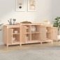 vidaXL Aparador de madera maciza de pino 164x37x68 cm