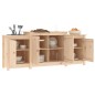 vidaXL Aparador de madera maciza de pino 164x37x68 cm