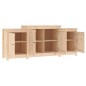 vidaXL Aparador de madera maciza de pino 164x37x68 cm
