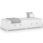 vidaXL Sofá cama de madera maciza de pino 90x190 cm vidaXL Sofá cama de madera maciza de pino 90x190 cm