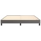 vidaXL Estructura de cama box spring cuero sintético gris 160x200 cm vidaXL Estructura de cama box spring cuero sintético gris 160x200 cm