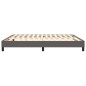 vidaXL Estructura de cama box spring cuero sintético gris 160x200 cm vidaXL Estructura de cama box spring cuero sintético gris 160x200 cm