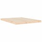 vidaXL Estructura de cama madera maciza de pino 135x190 cm vidaXL Estructura de cama madera maciza de pino 135x190 cm
