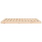 vidaXL Estructura de cama madera maciza de pino 135x190 cm vidaXL Estructura de cama madera maciza de pino 135x190 cm