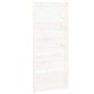 vidaXL Puerta de granero madera maciza pino blanca 90x1,8x204,5 cm vidaXL Puerta de granero madera maciza pino blanca 90x1,8x204,5 cm