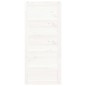 vidaXL Puerta de granero madera maciza pino blanca 90x1,8x204,5 cm vidaXL Puerta de granero madera maciza pino blanca 90x1,8x204,5 cm