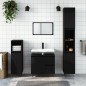 vidaXL Armario de baño madera contrachapada negro 65x33x60 cm vidaXL Armario de baño madera contrachapada negro 65x33x60 cm