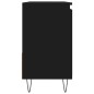 vidaXL Armario de baño madera contrachapada negro 65x33x60 cm vidaXL Armario de baño madera contrachapada negro 65x33x60 cm