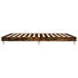 vidaXL Estructura de cama madera contrachapada roble ahumado 160x200cm vidaXL Estructura de cama madera contrachapada roble ahumado 160x200cm