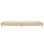 vidaXL Estructura de cama madera contrachapada roble Sonoma 140x190 cm vidaXL Estructura de cama madera contrachapada roble Sonoma 140x190 cm