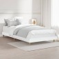 vidaXL Estructura de cama madera contrachapada blanca 90x190 cm vidaXL Estructura de cama madera contrachapada blanca 90x190 cm
