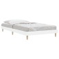vidaXL Estructura de cama madera contrachapada blanca 90x190 cm vidaXL Estructura de cama madera contrachapada blanca 90x190 cm