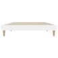 vidaXL Estructura de cama madera contrachapada blanca 90x190 cm vidaXL Estructura de cama madera contrachapada blanca 90x190 cm
