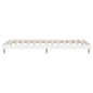 vidaXL Estructura de cama madera contrachapada blanca 90x190 cm vidaXL Estructura de cama madera contrachapada blanca 90x190 cm