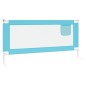 vidaXL Barandilla de seguridad cama de niño azul tela 190x25 cm vidaXL Barandilla de seguridad cama de niño azul tela 190x25 cm