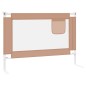 vidaXL Barandilla de seguridad cama de niño tela gris taupe 90x25 cm vidaXL Barandilla de seguridad cama de niño tela gris taupe 90x25 cm