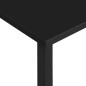 vidaXL Escritorio para ordenador de MDF y metal negro 105x55x72 cm