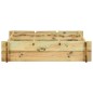 vidaXL Arriate de madera impregnada 90x90x20 cm vidaXL Arriate de madera impregnada 90x90x20 cm