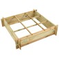vidaXL Arriate de madera impregnada 90x90x20 cm vidaXL Arriate de madera impregnada 90x90x20 cm