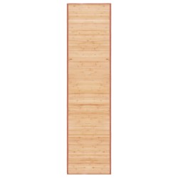vidaXL Alfombra de bambú marrón 80x300 cm