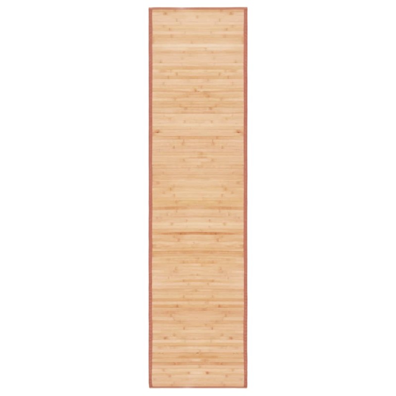 vidaXL Alfombra de bambú marrón 80x300 cm vidaXL Alfombra de bambú marrón 80x300 cm