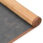 vidaXL Alfombra de bambú marrón 80x300 cm vidaXL Alfombra de bambú marrón 80x300 cm