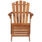 vidaXL Silla de jardín Adirondack con reposapiés madera acacia maciza vidaXL Silla de jardín Adirondack con reposapiés madera acacia maciza