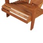 vidaXL Silla de jardín Adirondack con reposapiés madera acacia maciza vidaXL Silla de jardín Adirondack con reposapiés madera acacia maciza