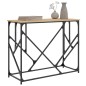 vidaXL Mesa consola madera de ingeniería roble Sonoma 100x40x80 cm vidaXL Mesa consola madera de ingeniería roble Sonoma 100x40x80 cm