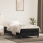 vidaXL Estructura de cama box spring terciopelo negro 90x190 cm vidaXL Estructura de cama box spring terciopelo negro 90x190 cm