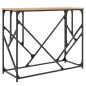 vidaXL Mesa consola madera de ingeniería roble Sonoma 100x40x80 cm vidaXL Mesa consola madera de ingeniería roble Sonoma 100x40x80 cm